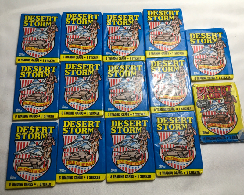 Desert Storm Sealed Wax Packs Topps 1991