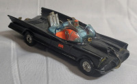 Vintage Corgi Toys " Batmobile " Diecast Car , measures 5 3/8"&times;2"