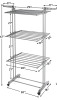 Luxe 4-Tier Laundry Clothes Drying Rack , Foldable Stainless Steel . New in Box - 3