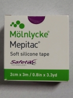 4 (four) New Mölnlycke Mepitac Soft Silicone- 3.3yd.