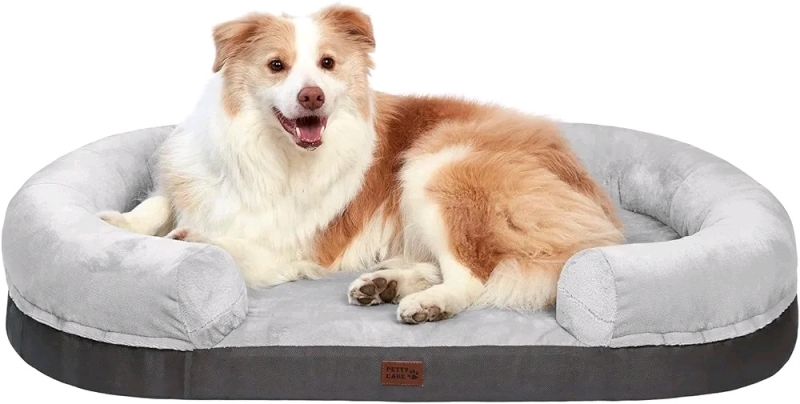 PETTYCARE Dog Beds with Sides for Large Dogs (Without Memory Foam Bottom)