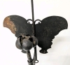 19th Century Chinese Iron Butterfly Brothel Candlestick Lamp - 4