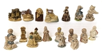 19 Vintage Wade England Whimsies Nursery Rhymes Figurines