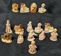 15 Vintage Wade England Whimsies Nursery Rhymes Figurines