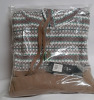 NEW XL "JIMMY" HOODY BROWN W/ CREAM MULTI COLOR STRIPES SKU: HH1194BRC - 6