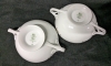 4 Hutschenreuther Germany " Chloe " Bouillon / Consomme Cups & Saucers - 6