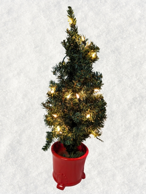 Neat 24" Tall Light-Up Tabletop Christmas Tree