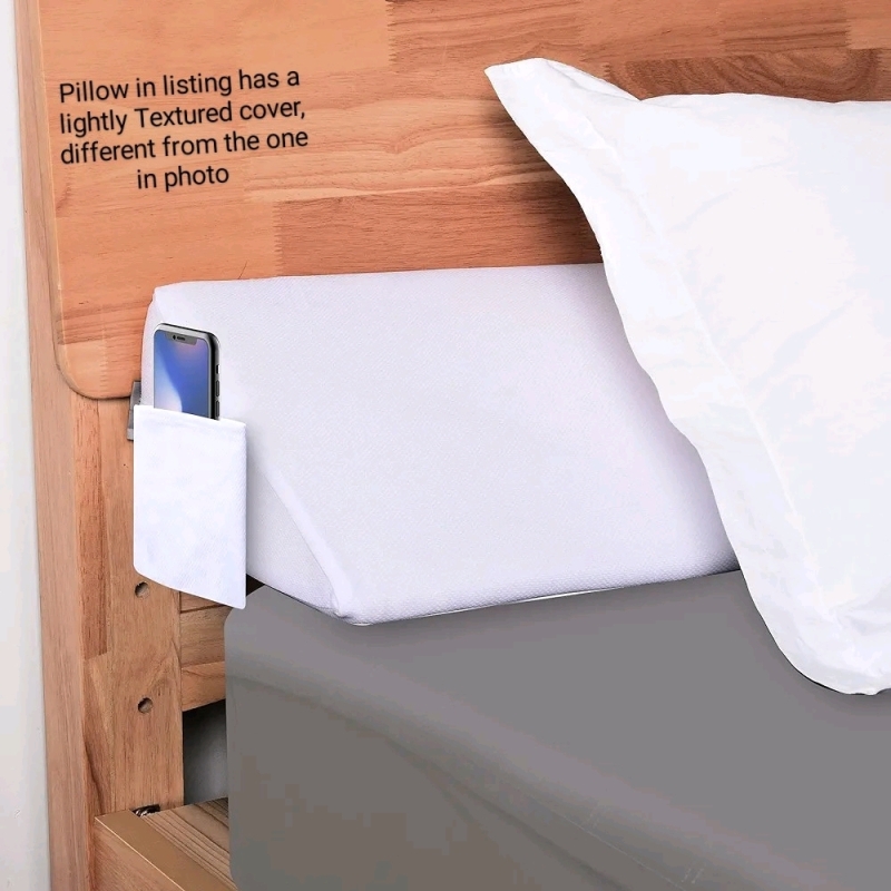 Twin Size (39"x8"x6") Bed Wedge Pillow / Gap Filler Between Headboard