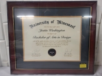 New Minesaxel Diploma Frame - 15"×18"