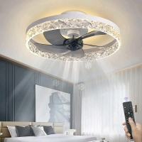 New Scawail Ceiling Fan & Light White