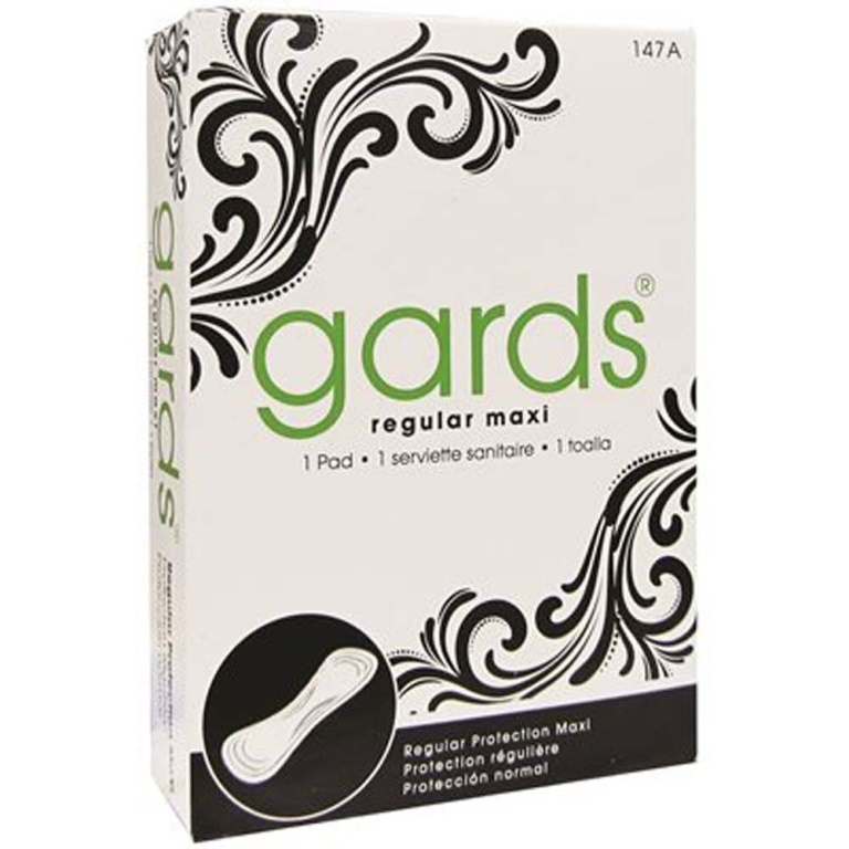 75 NEW individual gards regular maxi pad