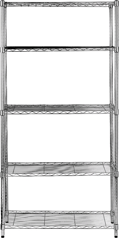 5-Tier Wire Metal Baking Rack 21" x 11" x 1.25" per Shelf