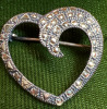 10K Gold Cross Guatemala Sterling Charm Heart Marcasite - 2