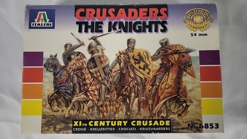 Vintage Italeri Crusaders - The Knights - 1/32 Scale Plastic Soldiers