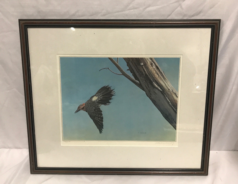 Peter Miehm Signed Wildlife Litograph