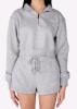 New VITAE APPAREL Balanced Quarter-Zip Sweater Cloud Grey Size Medium - 2