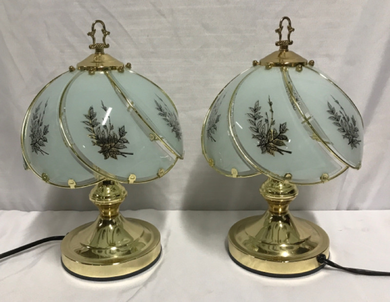 Pair of Vintage Touch Boudoir Lamps