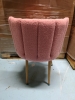 New ATSNOW Pink Sherpa Side Chair - 5