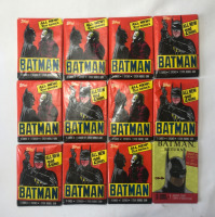 Lot of 12 Vintage Batman Wax Packs