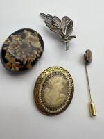 Unique Brooches Sterling Stick Pin