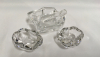 Daum France Crystal Motar & Pestle Salts