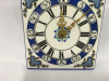 Hand Enameled Clock Austria Signed - 2