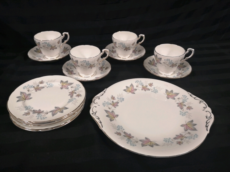 Vintage Paragon Partial Dessert Service - Enchantment Pattern