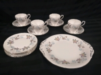 Vintage Paragon Partial Dessert Service - Enchantment Pattern