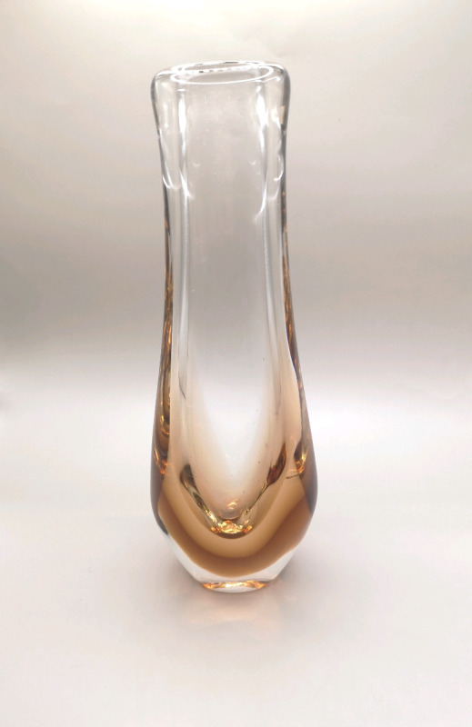 Beautiful Murano Sommerso Vase 11" tall