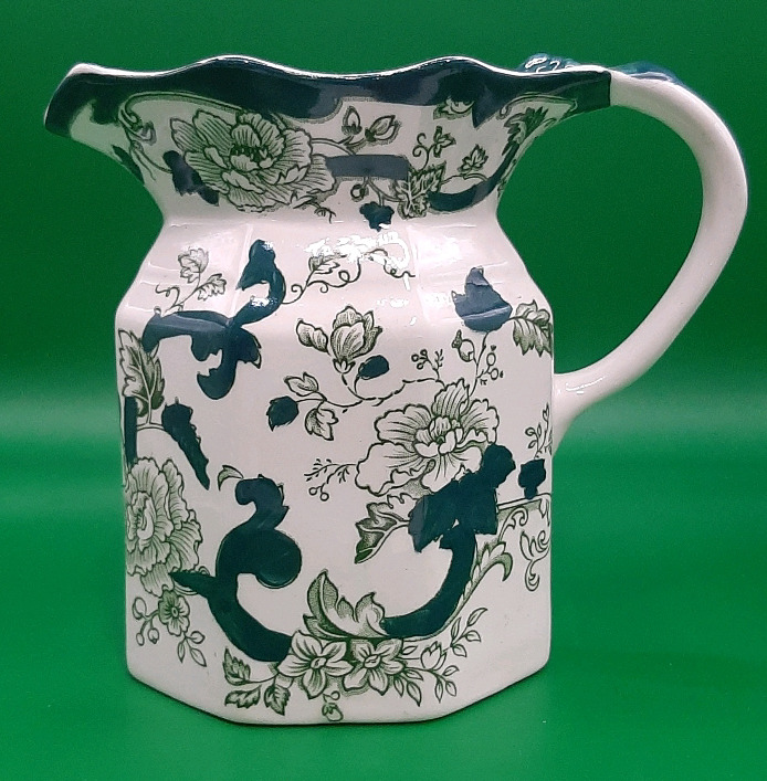 Vintage Masons Chartreuse Pitcher