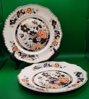 Vintage Masons Mandarin Ironstone Plates