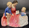 Royal Doulton England The Bedtime Story HN 2059 Designer L Harradine Issued 1950 - 1996 - 6