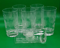 Vintage 6 Cornflower Tall Tumblers
