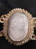 Antique Abalone Shell Cameo Bracelet - 2