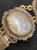 Antique Abalone Shell Cameo Bracelet - 3