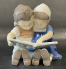 Bing and Grondahl Children Reading Figurine Made in Denmark