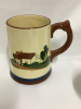 Torquay Pottery Tankard Cream Sugar - 2