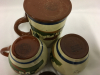 Torquay Pottery Tankard Cream Sugar - 6