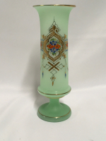 Antique hand Enameled Vase