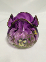 Mont Joye Art Nouveau French Glass Vase