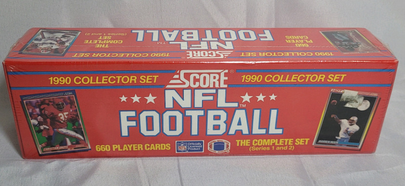 1990 Score NFL Football Trading Card Complete Sealed Set , Series 1 & 2