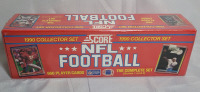 1990 Score NFL Football Trading Card Complete Sealed Set , Series 1 & 2