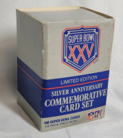 1990 Pro Set NFL Football Super Bowl XXV Silver Anniv. Commemorative Card Set