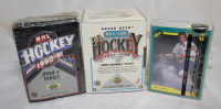 1990 & 1991 UD NHL Hockey High Number Sealed Cards & 1991 Classic Hockey Cards