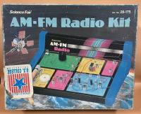 Vintage Science fair AM-FM radio kit Radio shack