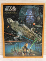 Vintage Starwars Return of the Jedi Jigsaw puzzle framed