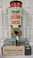 Vintage Sta-Lox Buiding Bricks & Sawyers Stack Loader