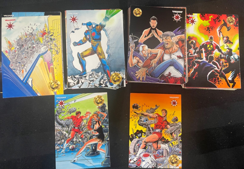 The Valiant Era 93 - 94 Complete 260 Series 1 & 2 Trading Card Set