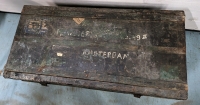Vintage Amsterdam Wooden Steamer Trunk