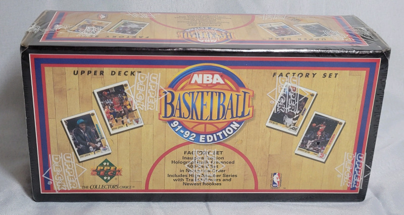 1991 - 1992 Upper Deck NBA Basketball Trading Card Sealed Factory Set